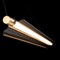 Dweled Pavilion 44in LED Linear Pendant 3000K in Black Aged Brass PD-652 - alternate 3